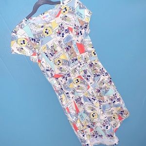 LulaRoe Mae Dress Vintage Mickey Mouse